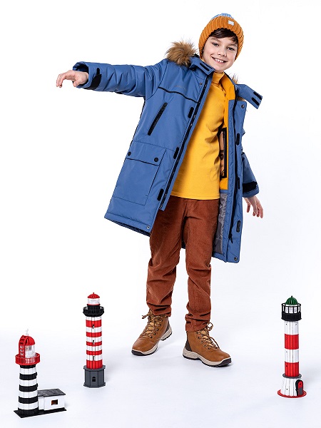 Купить зимняя парка NIKASTYLE 4з3323 джинсовый