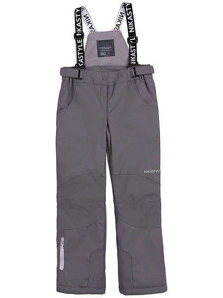 Детские брюки NIKASTYLE зимние 2з3223 серый