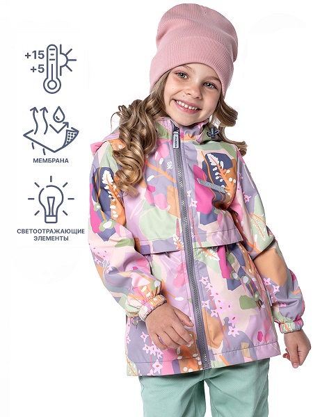Ветровка NIKASTYLE 4л1424 розовый