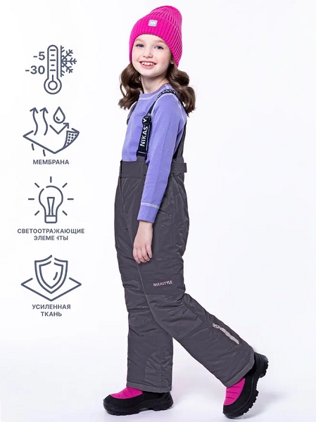 Брюки NIKASTYLE зимние 2з3223 серый