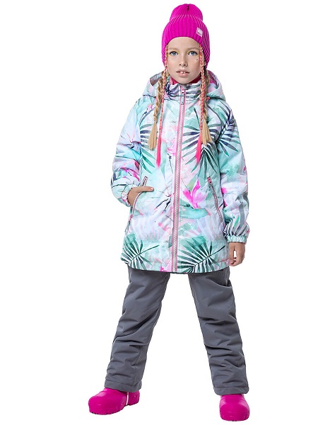 Купить демисезонный комплект NIKASTYLE 7м0823 пудра/хаки