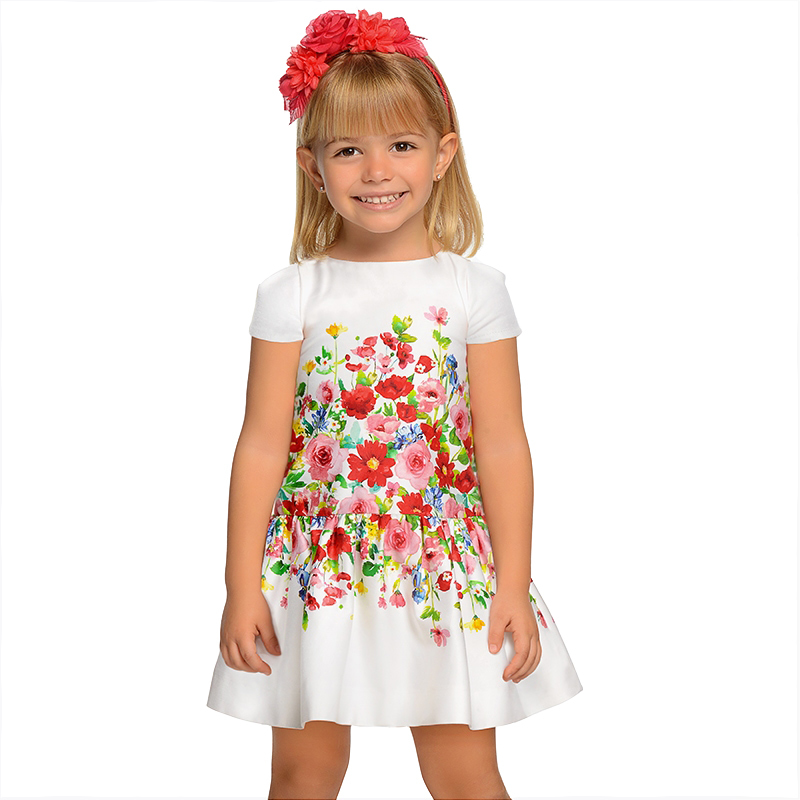картинка Платье Mayoral детское Цветы вокруг 393347 от магазина Одежда+