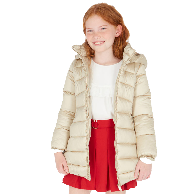картинка Демисезонное пальто Mayoral детское Золотистое 741956 от магазина Одежда+
