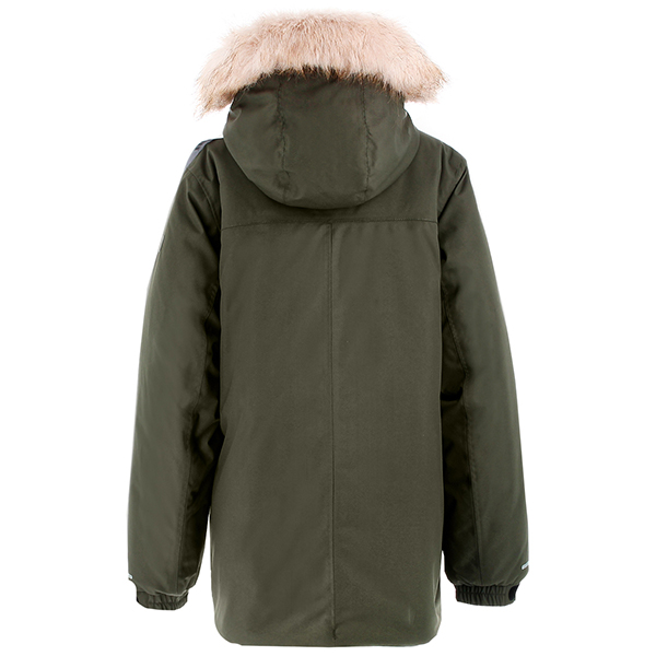 Зимняя парка CMP 30K1414 GREEN вид сзади