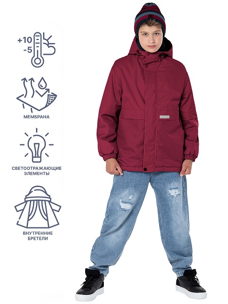 Демисезонная куртка NIKASTYLE 4м3124 паприка