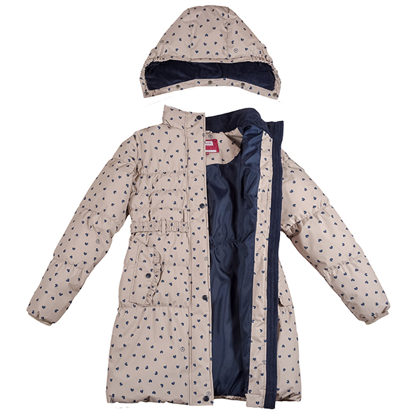 Демисезонное пальто Premont Сахарная вата SP71312 в расстегнутом виде