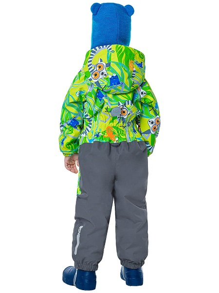 Купить демисезонный комбинезон NIKASTYLE 8м1323 салатовый/серый