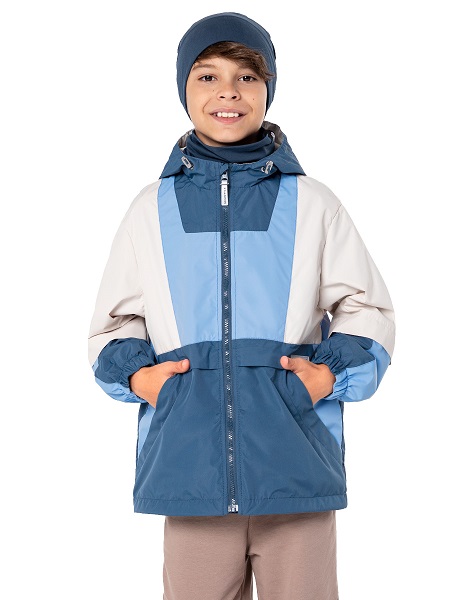 Детская ветровка NIKASTYLE 4л4524 молоко/джинс