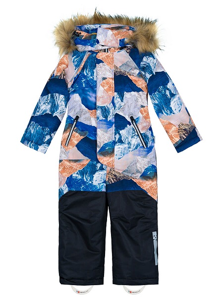 Купить зимний комбинезон NIKASTYLE 8з2322 неви/терракот