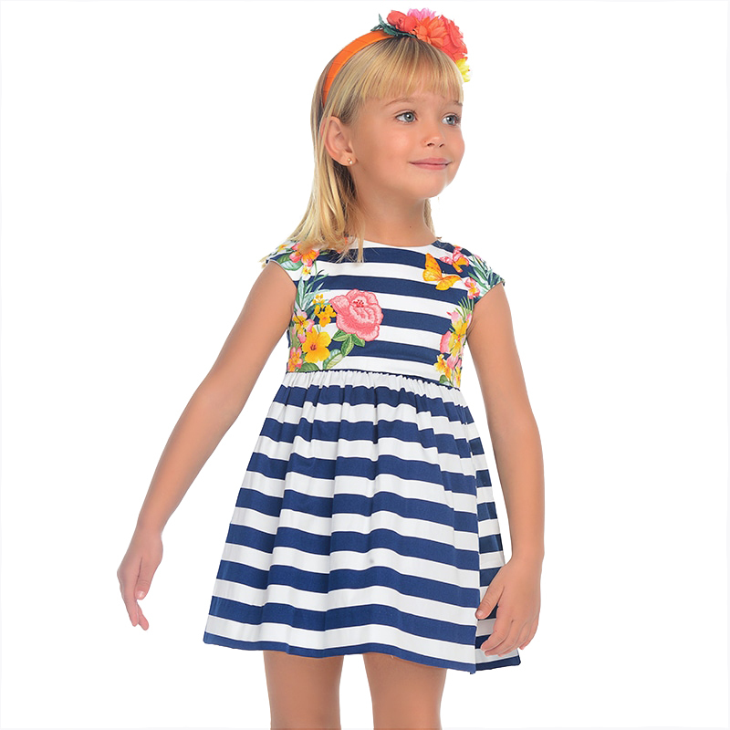 картинка Платье Mayoral детское Полосатое настроение 394237 от магазина Одежда+