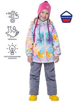 Демисезонный комплект NIKASTYLE 7м0823 пудра/мятный