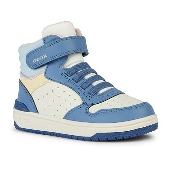 Кеды Geox Washiba Girl Avio/Lt Yellow J36HXA 05415 C4B2M