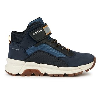 Зимние ботинки Geox Flexyper Plus Abx Boy Navy/Yellow J36LCF 032ME C0657