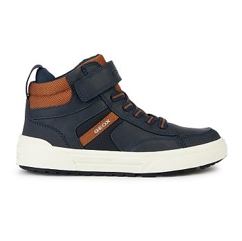 Кеды Geox Weemble Boy Navy/Cognac J26HAA 0MEFU CF46N
