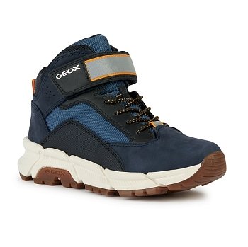 Зимние ботинки Geox Flexyper Plus Abx Boy Navy/Yellow J36LCF 032ME C0657