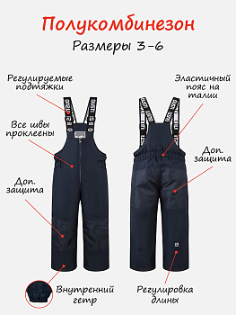 картинка Брюки Gusti зимние GW5UP292-MIDNIGHT от магазина Одежда+