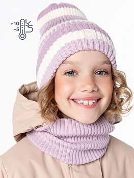 Комплект шапка и снуд NIKASTYLE 12м11224 сухая роза Комплект шапка и снуд NIKASTYLE 12м11224 сухая роза