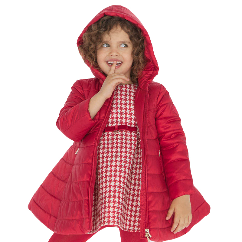 картинка Демисезонное пальто Mayoral детское Красная шапочка 441636 от магазина Одежда+