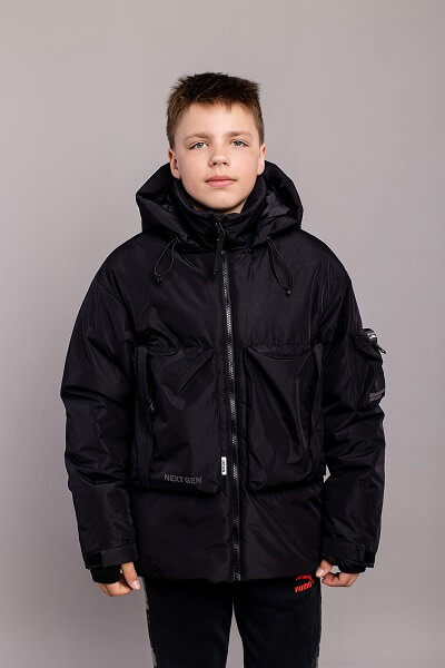 Демисезонная куртка-парка Batik Картер 304-23о черный