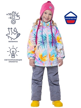 Демисезонный комплект NIKASTYLE 7м0823 пудра/мятный