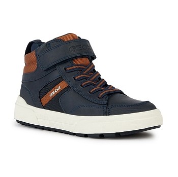 Кеды Geox Weemble Boy Navy/Cognac J26HAA 0MEFU CF46N