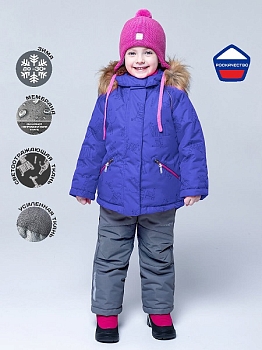 Зимний комплект NIKASTYLE 7з3222 лиловый