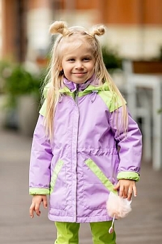 Демисезонная куртка Batik Дания 516-23в сиреневый