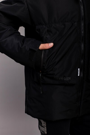 Купить парку Батик Картер 304-23о черный