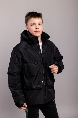 Демисезонная парка Batik Картер 304-23о черный
